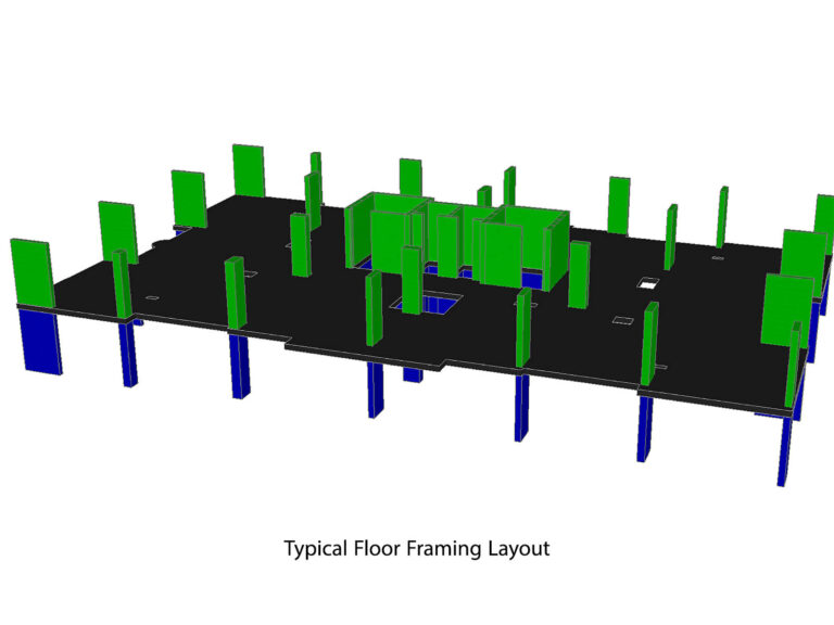 11-1 typical floor Framing layout