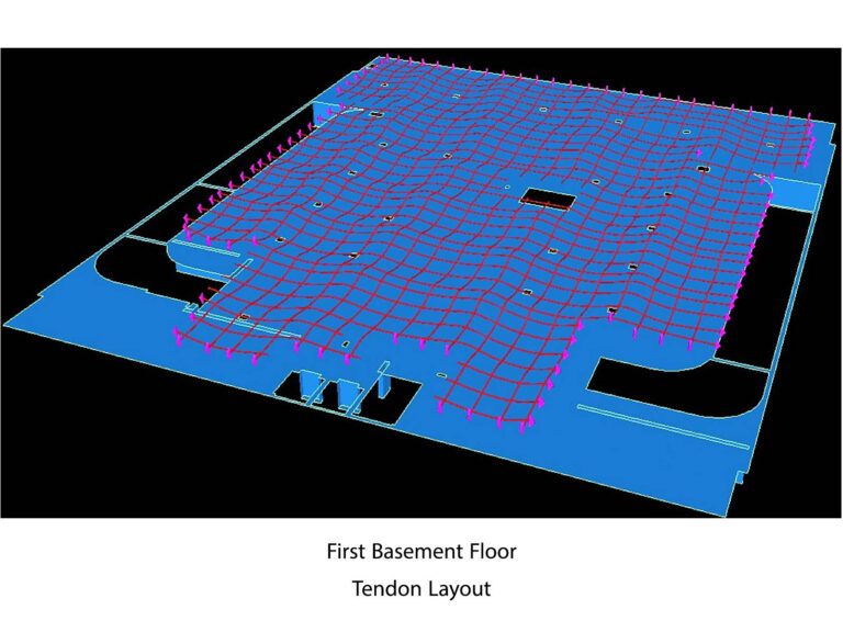 12-1 First Basement TENDON layout